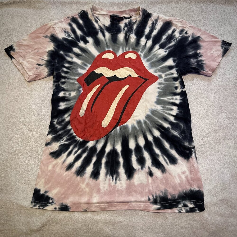 NWT The Rolling Stones Lick Purple Tie Dye